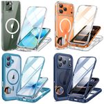Miracase Case iPhone 17/16/13 Body Rubber Bumper Glass Screen Protector