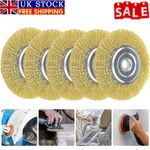 5Pc For Ryobi RAC814 Replacement Wire Brush Polishing Cleaning 115mm RY18PCA-0