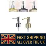 1-2X SOAP PUMP LIQUID REPLACEMENT DISPENSER HEAD NOZZLES BRUSHED REPLACEMENT