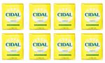 16x Cidal Antibacterial Soap Grapefruit Extract Vegan - 100g Bars (8 Twin Packs)