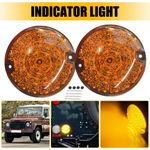 2x For Land Rover Defender 90 110 130 LED Amber Lens Rear Stop/Tail Light/lamp