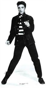 Elvis Presley Jailhouse Rock LIFESIZE CARDBOARD CUTOUT standee standup The King