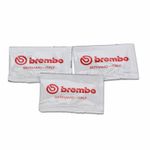 3x Genuine Brembo Brake Caliper Lubricating Grease Sachets, High Temp Silicone 