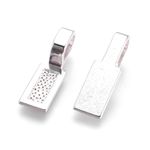 Rectangle Glue On Bails 10pcs - Silver Plated - 21mm x 7mm Perfect for Sea Glass
