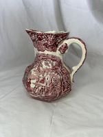 Mason’s Ironstone Pitcher Vista Pink Collection