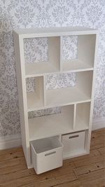 1:12 Scale Dolls House Miniature – IKEA-Inspired Shelving Unit with Storage
