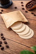 25 - 1000pcs Fits Aeropress Filter Paper, Natural Thicker Japanese Quality Paper