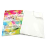 A4 White Vinyl Inkjet Printable GLOSSY Self Adhesive Waterproof Sticker Sheet