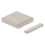 N42 Neodymium Rectangular Bar Magnets - 20mm x 4mm x 2mm thick - 1.9kg Pull