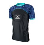 Gilbert Rugby Body Armour - Atomic V3 Black Blue Sz: Medium Ex Display Free p&p