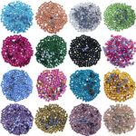 Hot Fix Flat Back Glue or Iron on Rhinestone / Diamante Craft Beads Extra shine