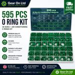 Fuel Resistant O Ring Washer Assortment Kit Gasket Automotive Seal Set 270PCS
