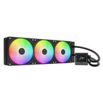 GAMDIAS CHIONE E4 420mm AIO CPU Water Cooler Digital Display Patented PWM Pump