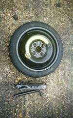 VAUXHALL VIVA 2014-2018 SPACE SAVER 14" SPARE WHEEL &  JACK AND SPANNER KIT