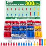 Bolatus 300Pcs Electrical Crimp Connectors 0.5-6.0mm²