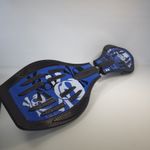 FunTomia Waveboard Caster Board Kids Skull Pattern With Carry Bag Blue Black