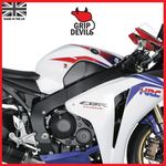 Grip Devils Tank Grips: Honda CBR1000RR Fireblade Race 2008-2011 Clear