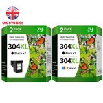304 XL Black Color Ink Compatible with HP Deskjet Envy 5030 5050 Deskjet 2630