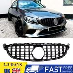 Grille Panamericana GT Gloss Black For Mercedes C Class W205 C205 Facelift 2019+