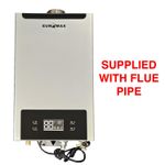 Gas Water Heater 12L LPG with Flue Pipe Farm Livestock Calving Pens Dog Kennels