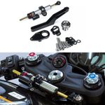 CNC Steering Damper W/ Bracket Mount For Kawasaki Ninja Ninja ZX-6R 2009-2025