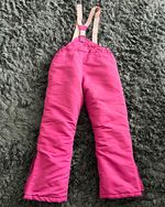 Little Kids Girls Pink Ski Salopette Trousers Adjustable Braces 128cm 7-8Y