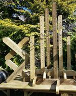 3 Show Jump (6 uprights) Training Wings And 2 Cavaletti ends with 6 jump cups.