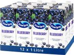 12 x 1 Litre Ocean Spray Blueberry Juice Drink – Refreshing Fruit Beverage
