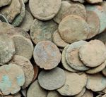 Lot of 10 Uncleaned low grade Roman Coins , Ancient Nummus For restoration