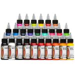 Top 25 Color Set - 1 oz Bottles - Eternal Tattoo Ink
