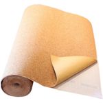 Self-Adhesive Craft Cork Sheet Roll - 1000mm Long x 400mm Wide x 1.2mm Thick