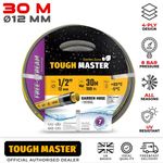 4-Layer Reinforced Anti-Kink 30m/100ft Garden Hose Pipe Braided Water Hosepipe
