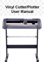 SK-870T 34" Large Format Cricut Vinyl Decal Cutting Machine 2-Line Display