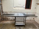 Sissons Stainless Steel Shelf 240cm Heavy Duty Commercial