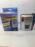 Used Retro OMEGA REPORTER-20 VAS Cassette Recorder Player Fully Working Inc Box