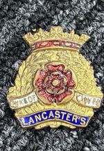 Genuine 1st World War Duke Of Lancasters Own  Lapel Badge