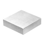 60x60x15mm Steel Bench Block, Steel Block Metal Bench Block No Holes Square