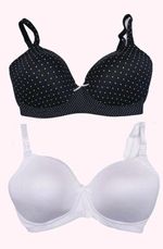 Pk of 2 Mothercare Blooming Marvellous Nursing Feeding Bras UK 32 - 40 A to DD