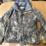 Animal Technical Men's Camouflage Snow / Ski Jacket (Green Multi-Camo) Medium