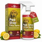 PEE WEE URINE STOP SPRAY DETERRENT TRAINING DEODORISER BIG VALUE 1L DOGS CATS UK