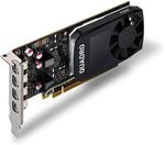 NVIDIA Quadro P1000 4GB GDDR5 Workstation Graphics Card 4x Mini DisplayPort