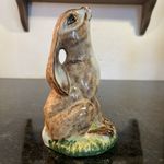 Babacombe Pottery Hare Figurine Sandown Devon Made England