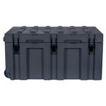 APEX4WD - 150L BLACK - Storage Overland Wheeled Case Box Waterproof Cargo 4x4