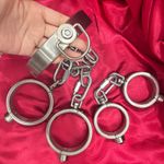 NEW Heavy Duty Stainless Steel Bondage Handcuffs Ankle Cuffs Slave Neck Collar