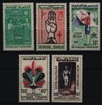 Tunisia 1960 - Mi No. 557-561 ** - MNH - Boy Scouts / Scouts