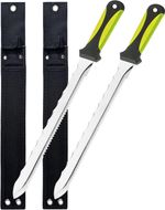 2 X Insulation Board Tool with Scabbard, Foam, Wool Cutting Tool 420Mm Stainless