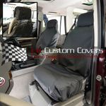 Fits Land Rover Discovery 2 Td5 Front Seat Covers Tailored (1998-2004) Black 148