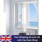 3M/4M Airlock Portable AC Window Seal Kit For Mobile Air Conditioner Silver Grey
