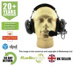 EAR PROTECTION HEADSET WITH BOOM MIC FITS MOTOROLA DP3400 DP4400 DP4800 TWO WAY