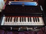 Indian Musical Instrument Harmonium 32 keys 4 Stopper Double Kail Wood harmonium